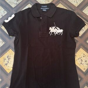 Ralph Lauren Black Skinny Polo